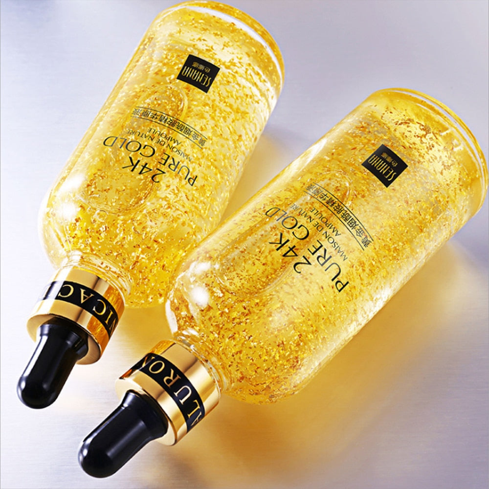 24K Gold Hyaluronic Acid Face Serum.