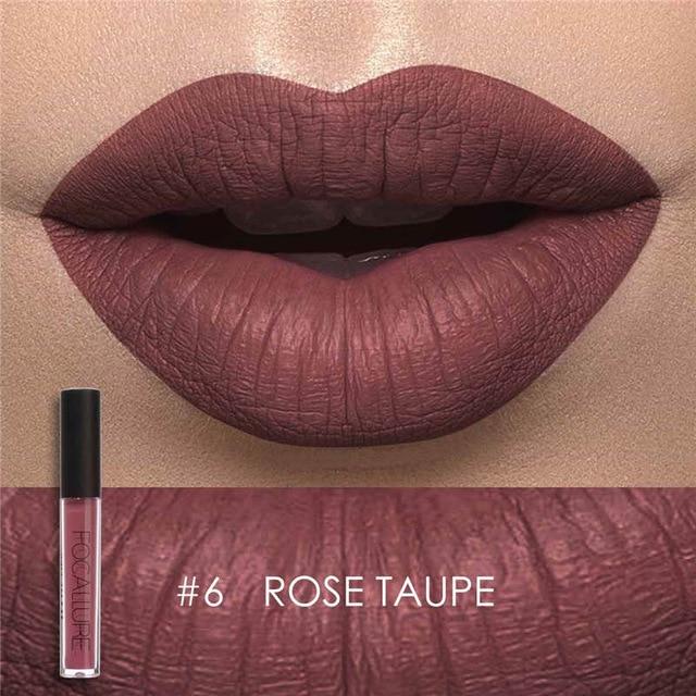 Get The Matte Look Liquid Lipstick Waterproof Moisturizer Smooth Lip Stick Long-lasting Lip Tint Cosmetic Lip Makeup