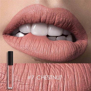 Get The Matte Look Liquid Lipstick Waterproof Moisturizer Smooth Lip Stick Long-lasting Lip Tint Cosmetic Lip Makeup