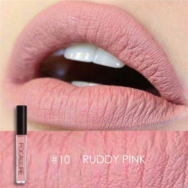 Get The Matte Look Liquid Lipstick Waterproof Moisturizer Smooth Lip Stick Long-lasting Lip Tint Cosmetic Lip Makeup