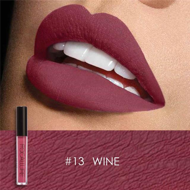 Get The Matte Look Liquid Lipstick Waterproof Moisturizer Smooth Lip Stick Long-lasting Lip Tint Cosmetic Lip Makeup