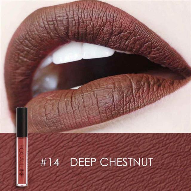 Get The Matte Look Liquid Lipstick Waterproof Moisturizer Smooth Lip Stick Long-lasting Lip Tint Cosmetic Lip Makeup